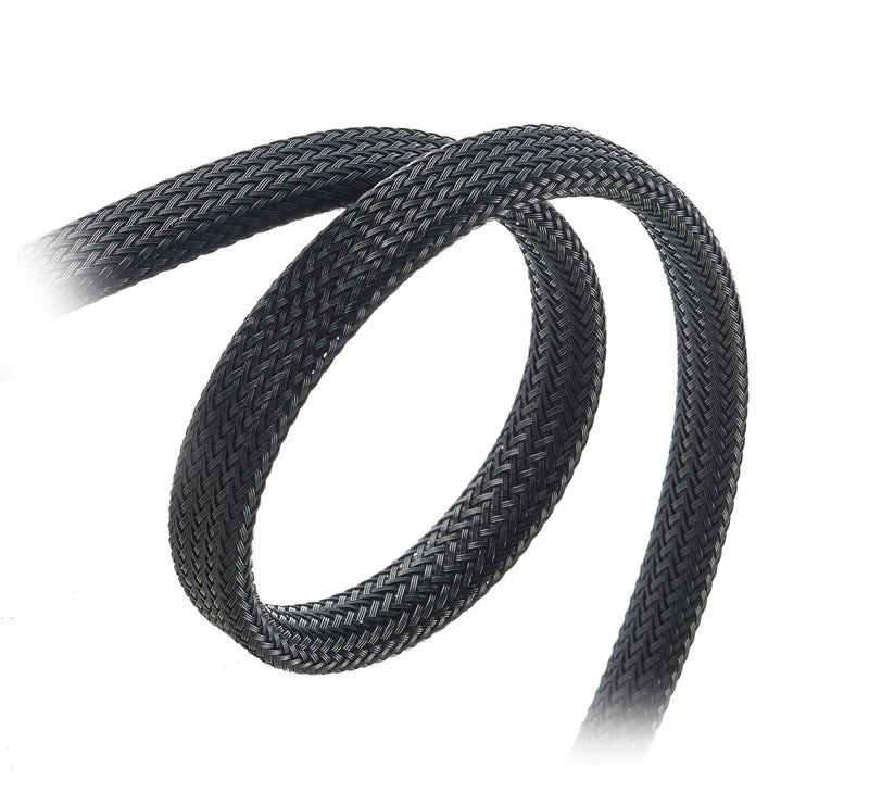 CableMod ModMesh Sleeved SATA 3 Cable (Black, 60cm) - Image 2